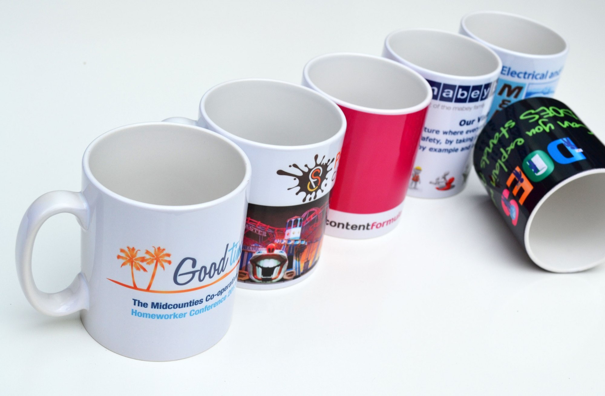 Branded mugs
